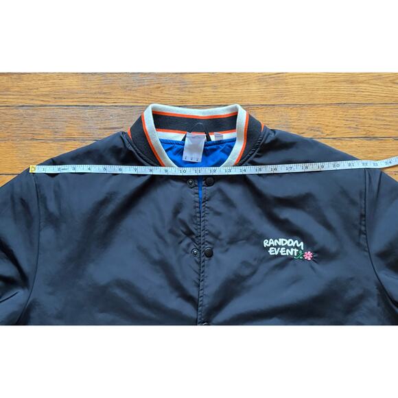 PUMA Random Event Black Bomber Jacket Mens sz XL - Picture 8 of 10